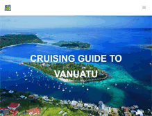 Tablet Screenshot of cruising-vanuatu.com